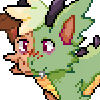 A pixelated BW style sprite of Critter