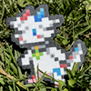A perler bead craft of my sona, Cirrus