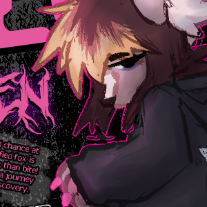 Magazine mockup of one of my fursonas