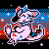 TCG gameboy styled picture of Cirrus